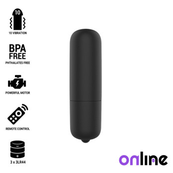 OnlineTrade- Black Mini Vibrating Bullet