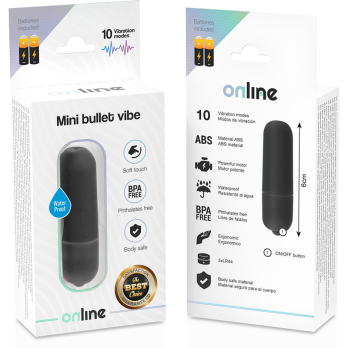 OnlineTrade- Black Mini Vibrating Bullet