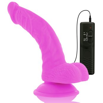 Diversia™ - Flexible Vibrating Dildo 21.5 Cm - Purple