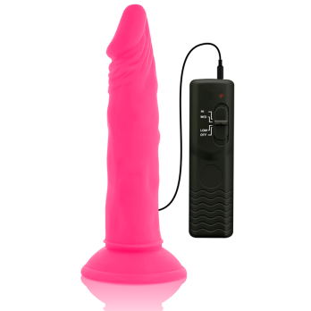 Diversia™ - Flexible Dildo With Vibration 23 Cm - Pink