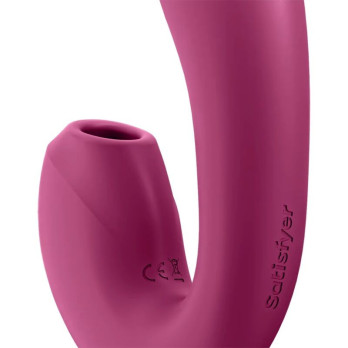 Satisfyer Sunray Stimulator And Vibrator App - Red