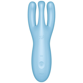 Satisfyer Threesome 4 Vibrator App - Blue