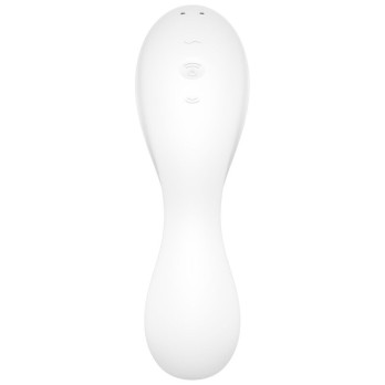 Satisfyer Curvy Trinity 5 Air Pulse Stimulator  Vibrator App - White