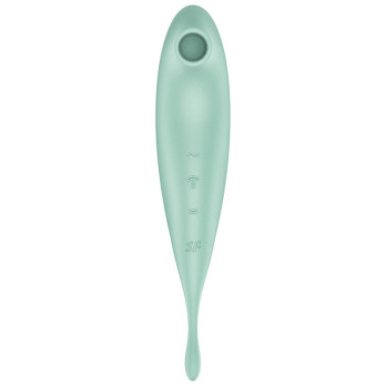 Satisfyer Twirling Pro+ Air Pulse Stimulator  Vibrator App - Green