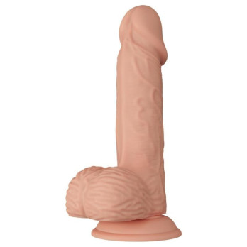 Beautiful Encounter Catoblepas Realistic And Flexible Dildo 20.6 Cm - Flesh