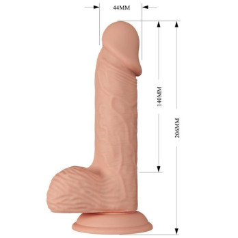 Beautiful Encounter Catoblepas Realistic And Flexible Dildo 20.6 Cm - Flesh