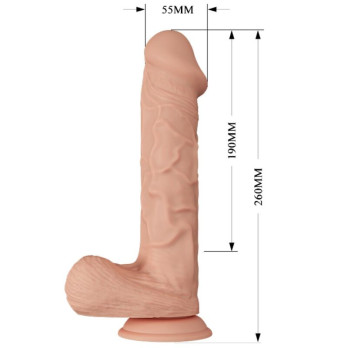 Beautiful Encounter Berqrisi Thrusting 26 Cm - Flesh