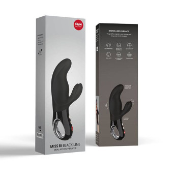 Fun Factory - Miss Bi Rabbit Vibrator Black Line