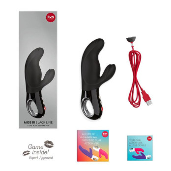 Fun Factory - Miss Bi Rabbit Vibrator Black Line