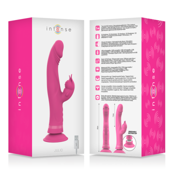 Intense™ - Julio Vibrator Rabbit Silicone Pink