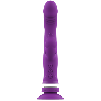 Intense™ - Casanova Vibrator Rabbit Silicone Triple Engine Purple