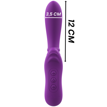 Intense - Harry Vibrator Flexible With Purple Tongue