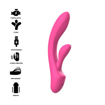 Intense - Luigi Vibrator Rabbit Silicone Pink