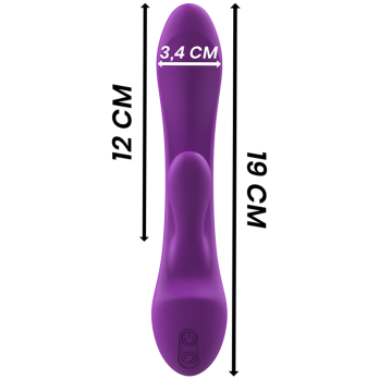 Intense - Luigi Vibrator Rabbit Silicone Purple