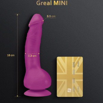 Gvibe - Greal Mini Dildo Silicone Vibrator Fuchsia