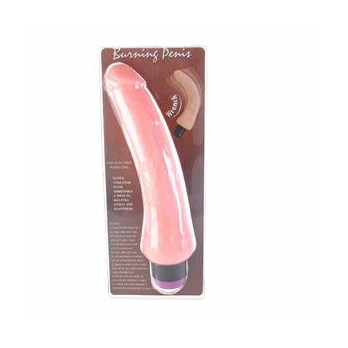 Burning Penis Realistic Vibrator 19.5 Cm