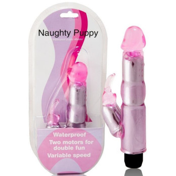 Naughty Puppy Vibrator Pink