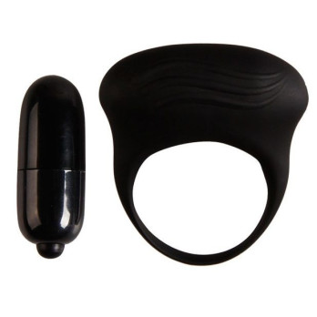 Pretty Love Bertram Vibrating Ring Black