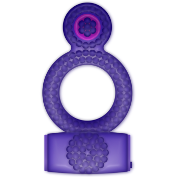 Casual Love™-  Casual Ring Vibrating Double Pleasure Purple