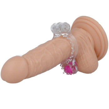 Casual Love™-  Casual Ring Vibrating Double Pleasure Transparent