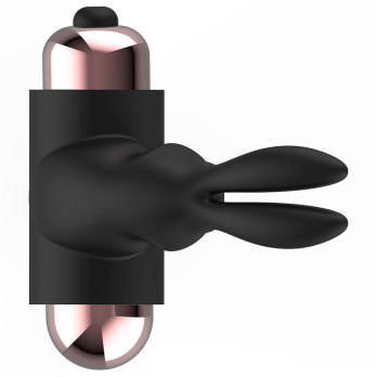 Coquette Chic Desire™ - Cock Ring With Vibrator Black/ Gold