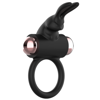 Coquette Chic Desire™ - Cock Ring With Vibrator Black/ Gold