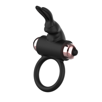 Coquette Chic Desire™ - Cock Ring With Vibrator Black/ Gold