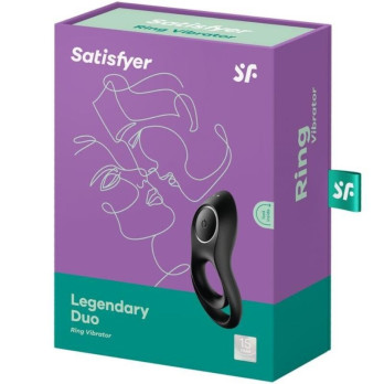 Satisfyer Legendary Duo Ring Vibrator - Black