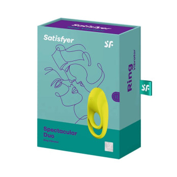 Satisfyer Spectacular Duo Ring Vibrator Yellow