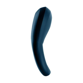 Satisfyer Epic Duo Ring Vibrator App - Blue