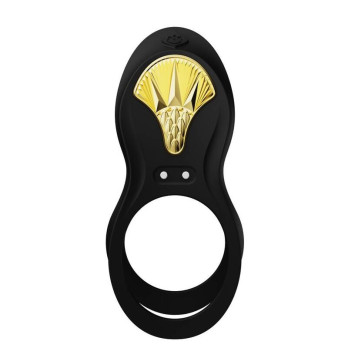 Zalo - Bayek Vibrating Couples Ring Black