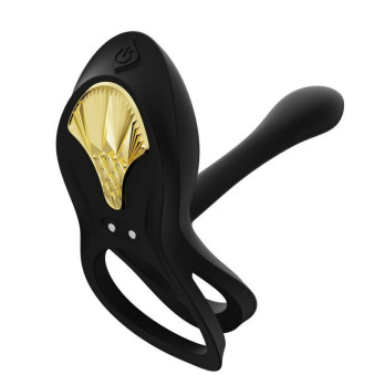 Zalo - Bayek Vibrating Couples Ring Black