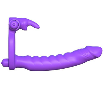 Fantasy C-Ringz Silicone Double Vibrator Rabbit