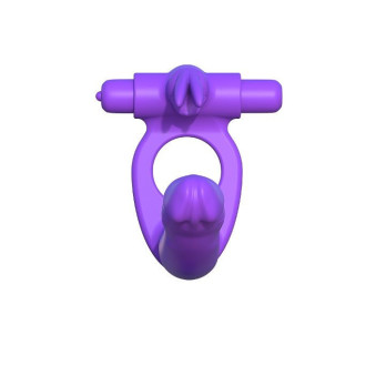 Fantasy C-Ringz Silicone Double Vibrator Rabbit