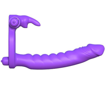 Fantasy C-Ringz Silicone Double Vibrator Rabbit