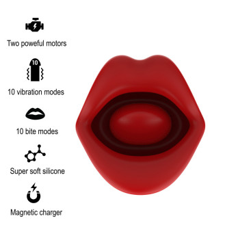 Mia™ - Sicilia Double Pleasure Vibrating + Biting