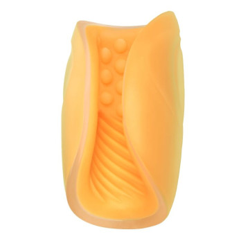 Calex Beaded Grip Masturbator - Orange