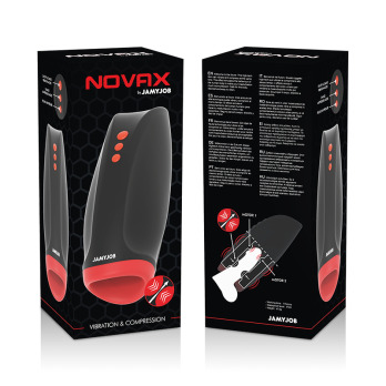 Jamyjob Novax Masturbator With Vibration And Compression