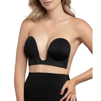 Bye Bra Seamless U-Style Bra - Black Size A