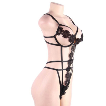 Subblime Strappy Lace Teddy S/M