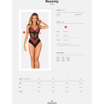 Obsessive - Rosenty Teddy Xs/S