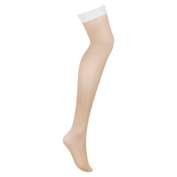 Obsessive - S814 Stockings White S/M