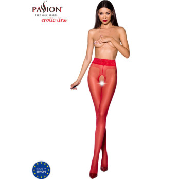 Passion - Tiopen 001 Stocking Red 1/2 (20 Den)