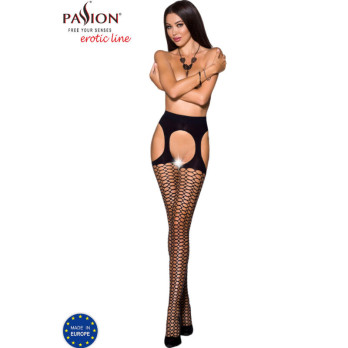 Passion - Tiopen 004 Stocking Black 3/4 (40 Den)