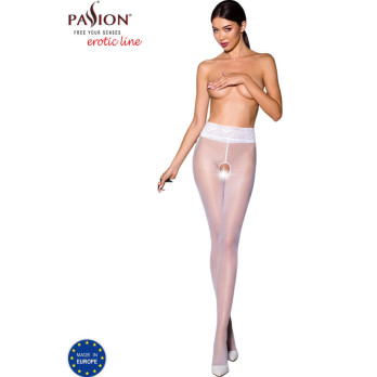 Passion - Tiopen 008 Stocking White 3/4 (30 Den)