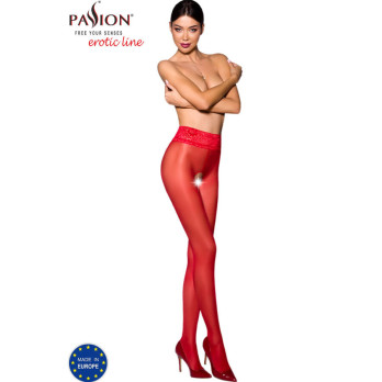 Passion - Tiopen 008 Stocking Red 1/2 (30 Den)