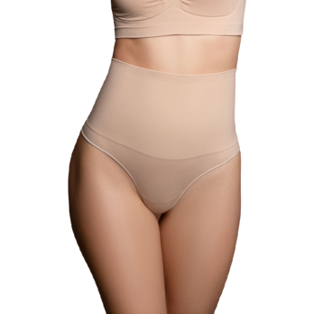 Bye Bra Seamless High Waist Thong Medium Control M