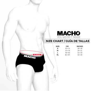 Macho Mx24Nb Slip Black Xl