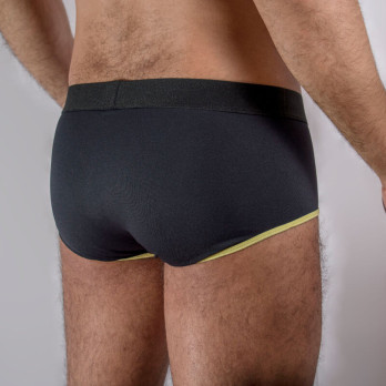 Macho Ms24A Slip Brief Dark Yellow S