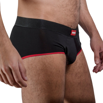 Macho Ms24A Slip Brief Dark Red S